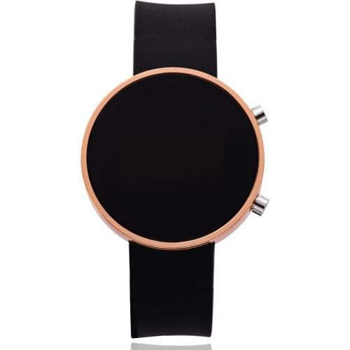 2020 Fashion Sport LED Men Women Watches Candy Color Silicone Rubber Touchscreen Digital Watches Waterproof Bracelet Wrist Watch