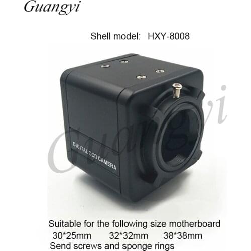 HD Free Drive USB Camera Module Analog Surveillance Camera Industrial Small Case with M12CS Lens