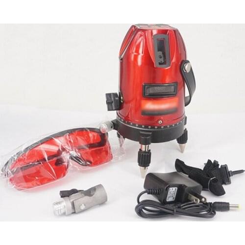 Professional 3 Line 4 Point Self Leveling Laser Measuring Equipment Laser Level Shockproof High Quality Red Line