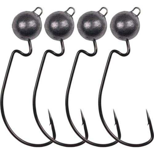 Carbon Steel Fishing Hooks High Carbon Steel with Notches Fishing Hook Baitholder Fishing Artificial Bait Pond Bait