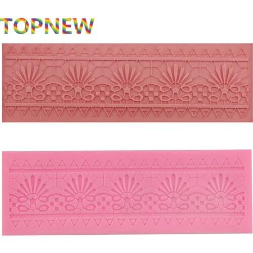 DIY Instant Lace Fondant Silicone Mold Cake Decorator Baking Tools Kitchen Accessories 1908