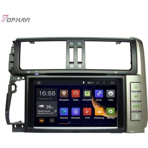 TOPNAVI 8'' Quad Core Android 6.0 Car DVD Play for TOYOTA PRADO 2010- Autoradio GPS Navigation Audio Stereo