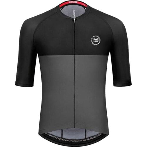 KAPVOE Cycling Suit Short Sleeve Cycling Jersey Sets Men Bike Clothes Minimalist Bicycle Kit Summer Road Bike Wear Bib Shorts