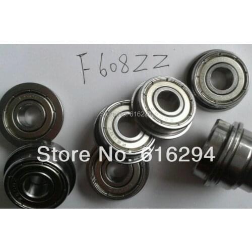 High quality 20PCS F608ZZ (8*22*7)flange ball bearings F608ZZ bearings--- FREE SHIPPING