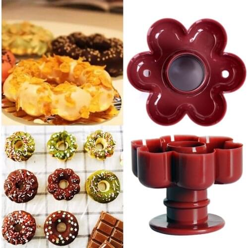 1pcs practical Donut Tool Waffle Donut Maker Cutter Mold Sweet Food Sweets Baking Cookie Biscuit Cake Mold Kitchen Dessert Tool