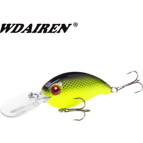 1Pcs Crank Fishing Lures Minnow Wobbler Bass Baits 100mm 14g Artificial Hard Bait Pesca Pike Carp Treble Hooks Fishing Tackle