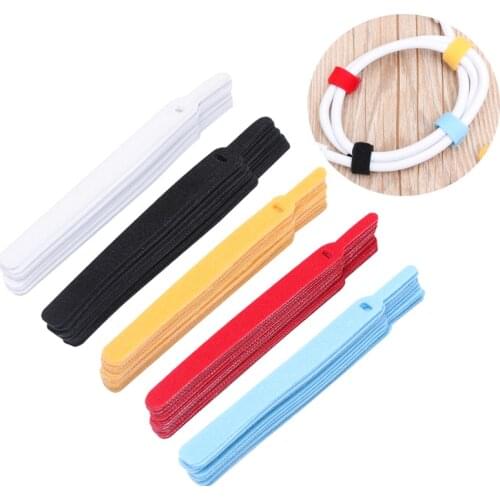 20Pcs New Practical Reusable Cable Organizer Nylon Ties Management Wire Protector Earphone Cable Fastening Cord Protection