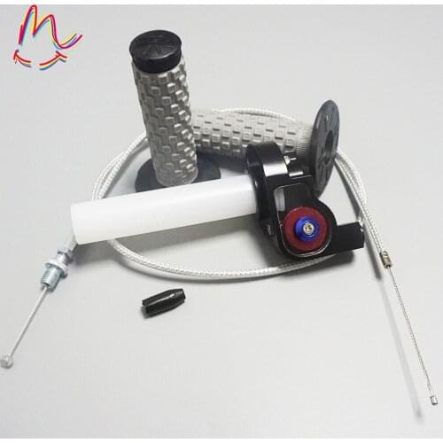 5 Colors Rubber Transperent Throttle Quick Twister Throttle Cable Grip Fit IRBIS TTR Accelating Pump Carburetor 0805
