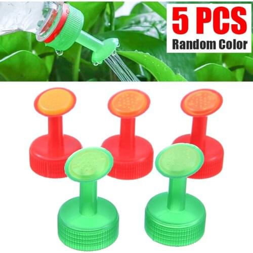 5pcs 3cm Drink Bottle Water Can Top Plant Watering Tool Spray-head Gardening Watering Attachment