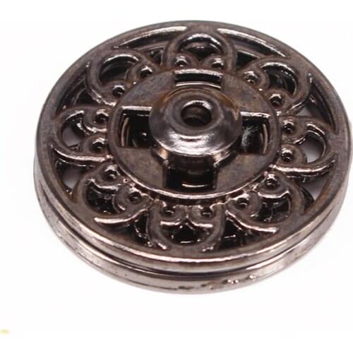 50set Craft Black Gun Metal Snap Press Button Sew On 25mm Sewing Supplies Accessories for Coat Cloth NK254