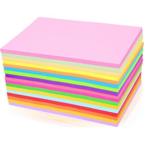 50pcs 21 * 29cm A4 cardboard color 160gsm diy handmade origami paper