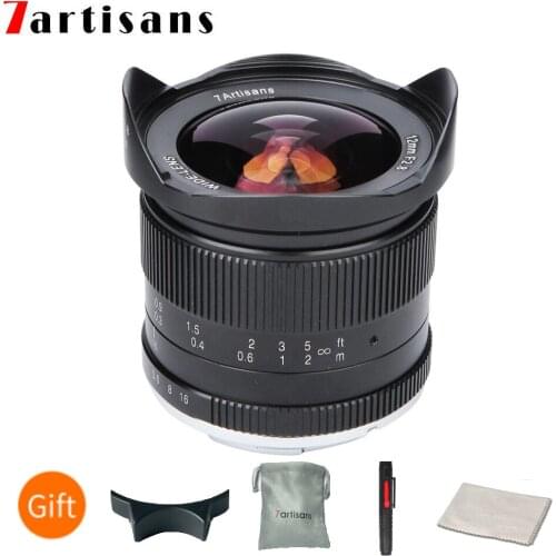 7artisans 12mm F2.8 Ultra Wide Angle Manual Fixed Lens APS-C for Canon EOS-M Mount/Sony E Mount A6500 A7 A7RII /Fuji FX/M4/3