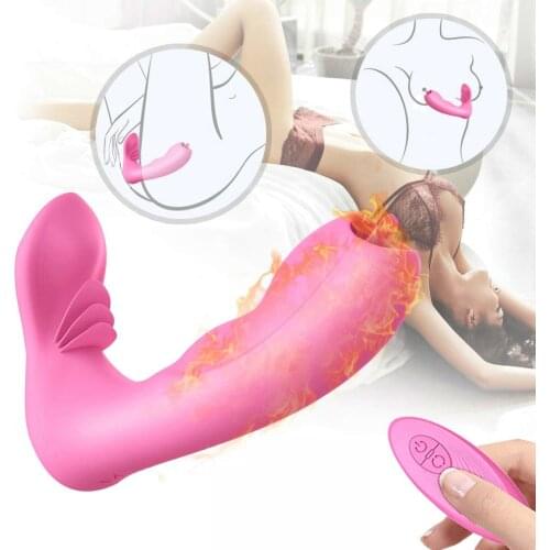 7 Kinds Heating Remote Vagina Vibration Clitoris Stimulator Panty Vibrator Butterfly Dildo Vibrator Erotic Sex Toys For Women