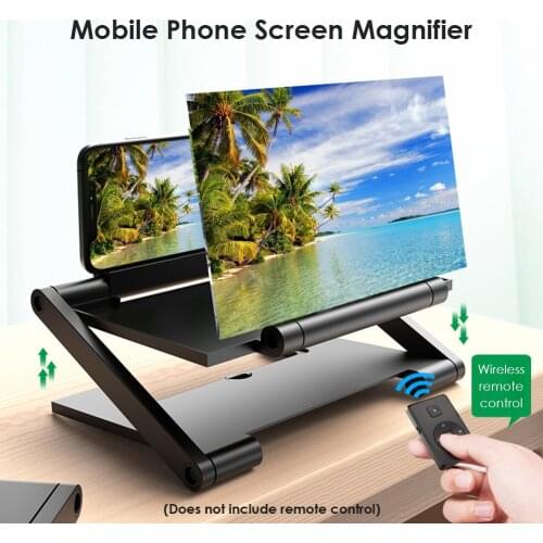 8 inch 3D Phone Screen Amplifier Bracket Foldable Video Enlarged Magnifier