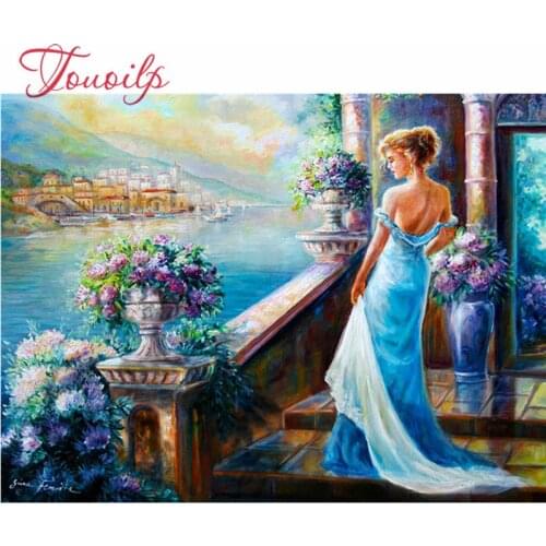 Diamant peinture bricolage diamant broderie mosaïque bord de mer Sexy beauté image strass à la main Kits modèle décor à la maiso