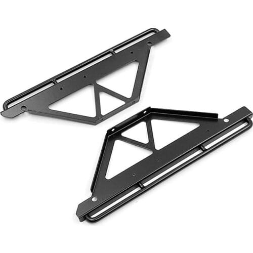 Car Shell Mount Metal Side Step Pedal for 1/10 Range Rover SCX10 RC Car Stainless Steel Spare Parts