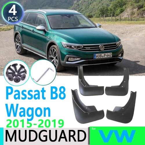 For VW Passat B8 Wagon Estate 2015-2019 Only 2016 2017 2018 Car Fender Mudguard Mud Flaps Guard Splash Flap Car Accessories