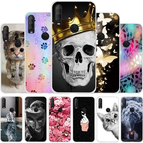 Case For alcatel 1S (2020) 5028Y Phone Case Silicone Soft TPU Cover For alcatel 3L 2020 6.22" Back Cover Cute Flower Animal Bag