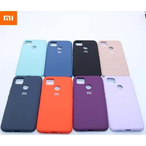 For Red mi 9C Cover Case for Red mi 9C NFC lite Original Liquid Silicone Case