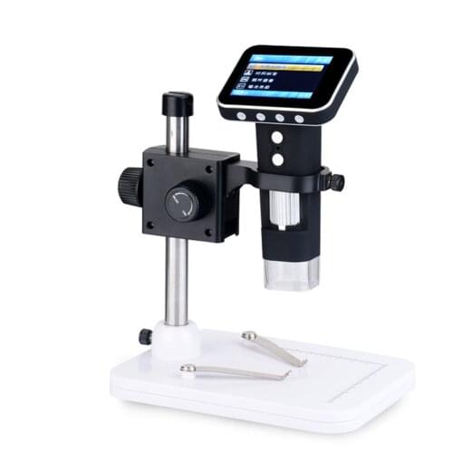 BIJIA Digital Microscope 500X Wireless with Screen 200W Pixel Manual Focusing Electronic Video Microscope