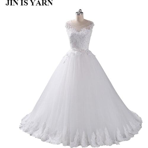 JIN IS YARN Long Wedding Dresses
