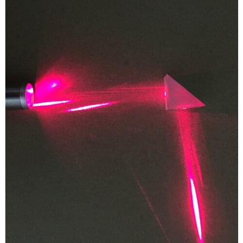 K9 Optical Glass Processing Right Angle Prism 90 Degree Total Reflection Inclined Plane Coated Optical Prism Lens Processing