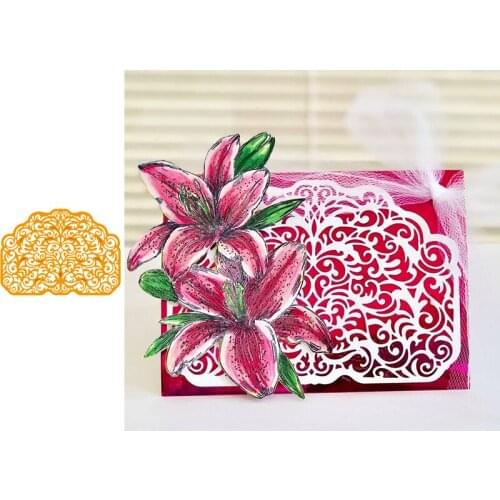 Lace Edge Frame Big Metal Cutting Dies for Scrapbooking 2019 Paper Craft Embossing Die Card Making Stencils Knife Mould