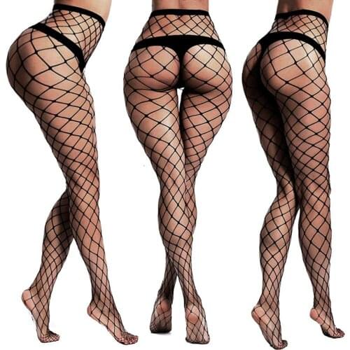 Summer Women Black Tights Fashion Sexy Lingerie Mesh Stockings Transparent Fishnet Net Nightclubs Party Pantyhose Calcetines