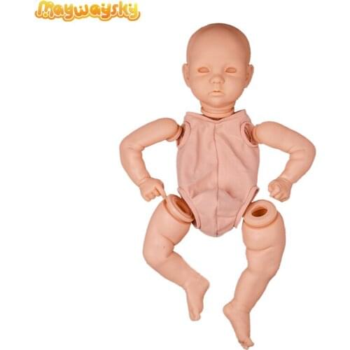Maywaysky 52cm Vinyl Bebe Reborn Doll Unpainted Unfinished DIY Parts Soft Toy For Children Girl Birthday Gift