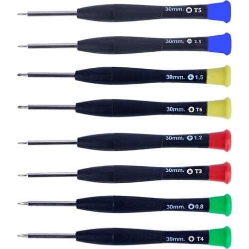 8pcs/set Precision Screwdriver Set Magnetic Precision Instruments & Tools Mobiles Phone/Clock & Watch Repairing Tools Set