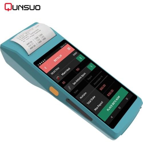 Qunsuo 1D/2D Barcode Scanner Handheld Pos Computer Android PDA With 5.5 inch Touch 3G Wifi Bluetooth