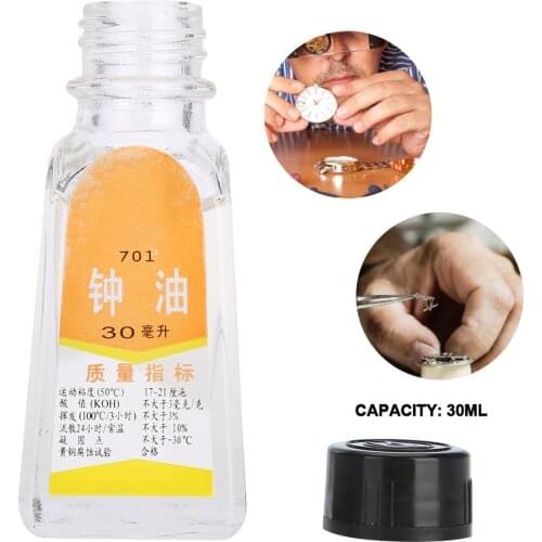 Pro Quality Watch Oil Maintenance Cleaning Repair Tool Lubricant for Wristwatch Clock 30ml Watch Repair Tools for watchmaker