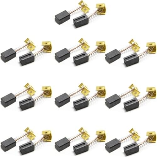 10 Pairs Carbon Brushes 596071-00 for Black Angle Grinders CD105 CD110 CD115 KG900 KG915 KG725 AST6 AST6XC AST15