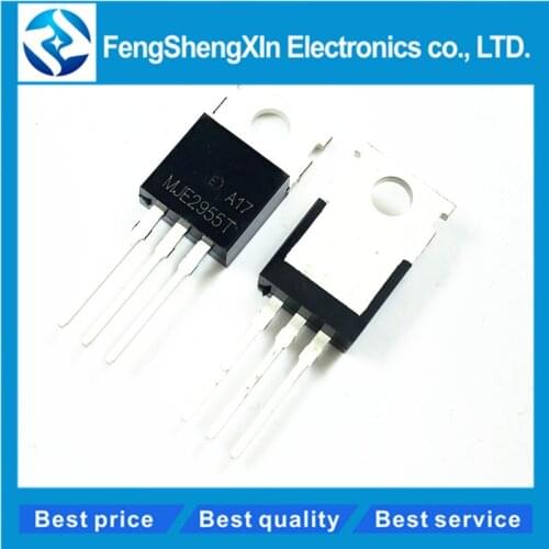 10pcs/lot MJE2955T MJE2955 TO-220 PNP Power Transistors