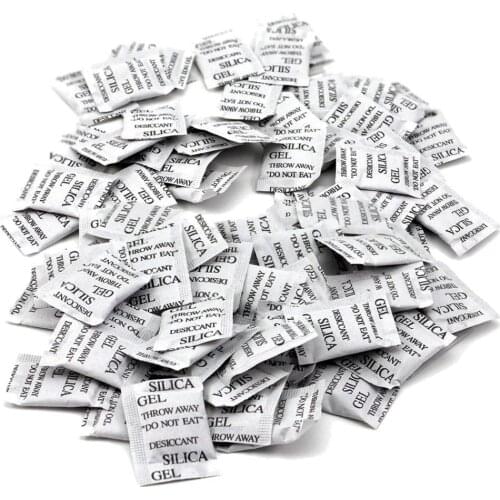 100pcs Non-Toxic Silica Gel Desiccant Moisture Absorber Dehumidifier For Room car Kitchen Clothes Food Storage