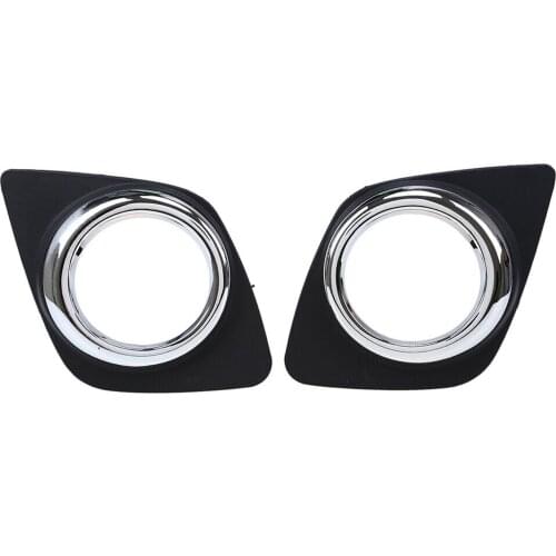 For Toyota Rav4 Accessories 2009 2010 2011 Car Front Bumper Fog Light Fog Lamp Foglights Decoration Cover Garnish Trim