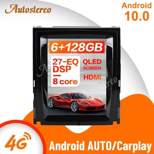 Android 10.0 128 For Cadillac Escalade Tesla Radio Car GPS Navigation HeadUnit Auto Stereo Multimedia Player Radio Tape Recorder