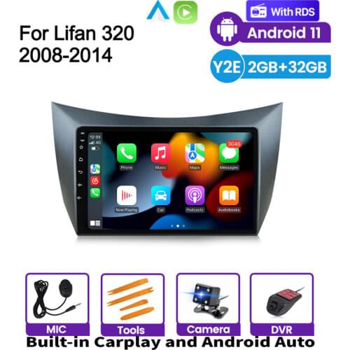Android IPS Car Radio Multimedia Video Player For Lifan 320 2008-2014 With Car Dvd Navigation And Gps Support Free Map Bluetooth