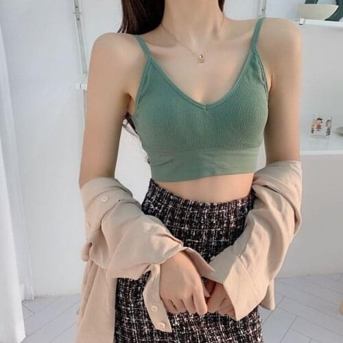 Soft Bras Streetwear for Women Underwear Thin Strap Push Up Bra Backless Comfort Bralette Top Sexy Lingerie 2pcs