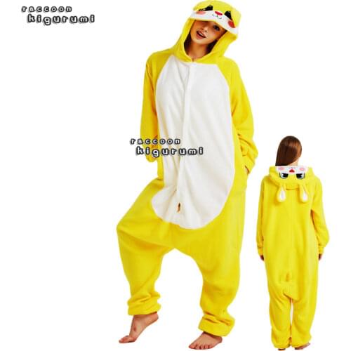 Rabbit Unisex Animal Fleece Onesie Boy Girl Halloween cartoon Unicorn Cosplay Winter Pajama Raccoon Kigurumi Adult