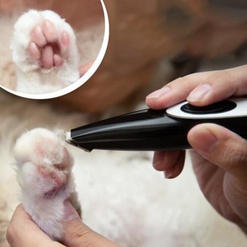 USB Rechargeable Pets Clippers Mini Head Dog Cat Hair Trimmer Pet Grooming Kit Machine Scissor Paw Nail Foot Hair Trimmer