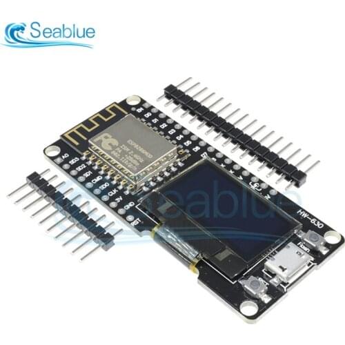 For Wemos NodeMCU ESP8266 ESP-12F 0.96 inch OLED Display WIFI Module Wireless CP2102 Development Board Micro USB Entrance