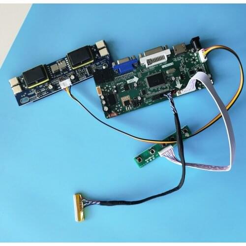 Kit for LM215WF1-TLB1 DVI VGA Monitor Screen Controller board 1920X1080 LVDS 4 lamps 21.5" Driver HDMI 30pin DIY M.NT68676