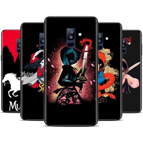 Princess mulan For Samsung Galaxy A9 A8 Star A8S A7 A6 A6S A5 A3 Plus 2018 2017 2016 A750 Black Phone Case