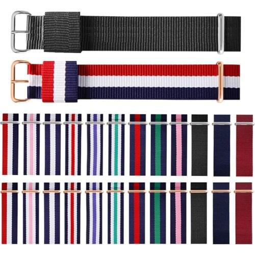 Suitable for For DW Watchband nylon strap silver buckle gold buckle 18mm 20mm luxury bracelet strap high quality watch band