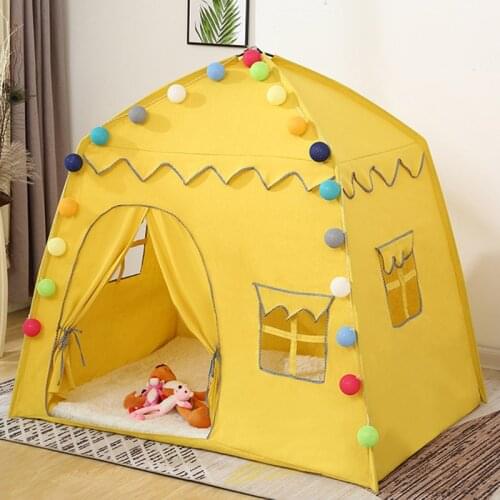 Foldable Childrens Play Tent For Kids Toys Play House For Children Tent For Girl Boys Princess Castle House Tent