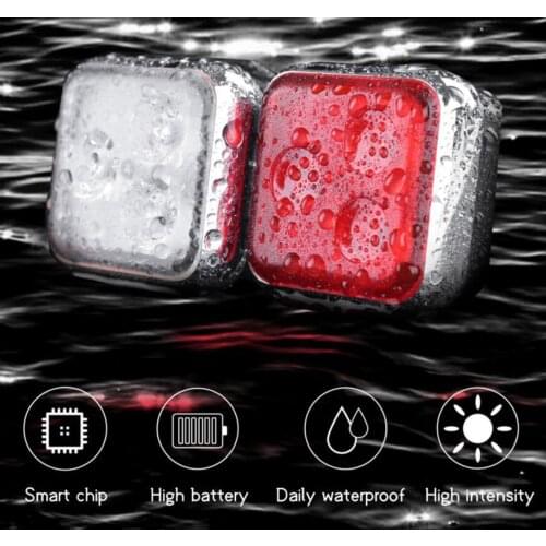 Light LED Bike Bicycle Tail Light Head Light Safety Mountain Cycling Lamp