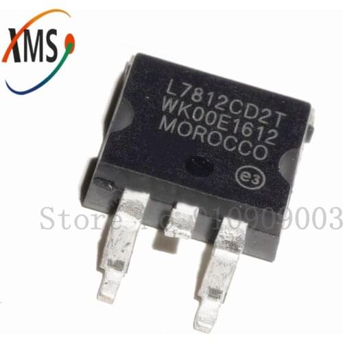 10pcs L7812CD2T TO-263 L7812 7812 TO263 L7812C2T 12V SMD three-terminal regulator new original