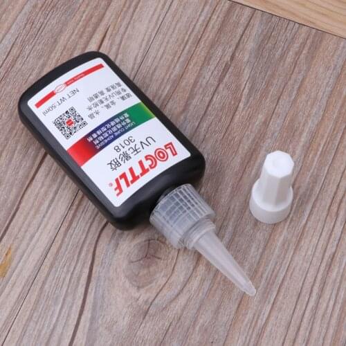 UV Light 50ml UV Glue UV Curing Adhesive Transparent Crystal Glue Glass Adhesive Y98E
