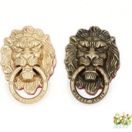 Universal Vintage Lion head Finger Ring Stand Holder 360 Degree Rotating Mount Bracket For iPhone 7 Plus/6s Samsung Huawei